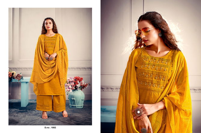 Jinesh Nx Aafreen Parampara Ethnic Wear Wholesale Kurti with Bottom Dupatta Collection
